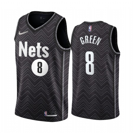 Maglia NBA Brooklyn Nets Jeff Green 8 2020-21 Earned Edition Swingman - Uomo
